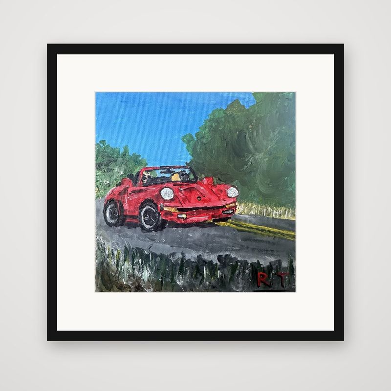 Lime Creek by RT, framed print mockup